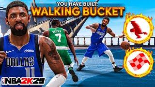 This KYRIE IRVING BUILD is AMAZING in NBA 2K25! BEST POINT GUARD BUILD 2K25