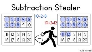 Subtraction Stealer - Subtraction Math Game