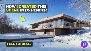 Create A Realistic Exterior Render Using D5 Render And PromeAI