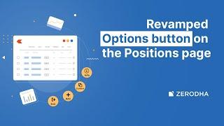 Updates to the positions page on the Kite web