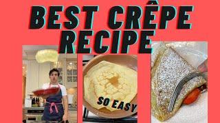 EASIEST CREPE RECIPE EVER | THE BEST RECIPE