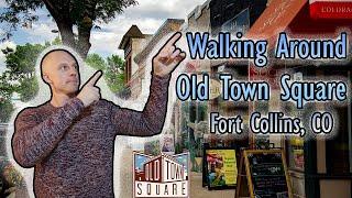 Walking Tour of Fort Collins Colorado | Walking Around Old Town Fort Collins