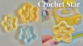 ⭐How To Crochet a Star ⭐