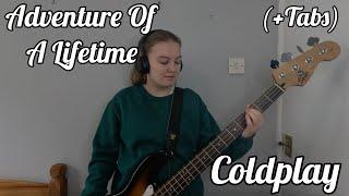 Coldplay - Adventure Of A Lifetime (Bass Cover + Tabs) | Zoe Bird