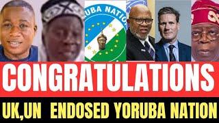 OPE O ! IDAMU NLA DEBA AWON NORTH,,, AARE TINUBU,,, NITORI YORUBA NATION,,,UK ENDOSED YORUBA NATION.