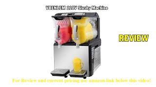 Review VBENLEM 110V Slushy Machine 20L Double Bowl Slush Frozen Drink  2021