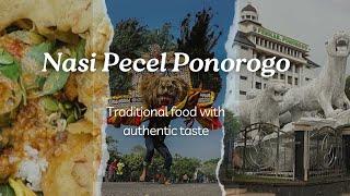 Indonesian Traditional Food!! With Authentic Taste, Nasi Pecel Ponorogo