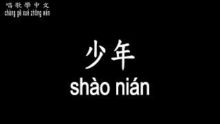 【唱歌學中文】►夢然 / 少年◀ ► MIYA / juvenile ◀『每次走過 都是一次收穫 還等什麼 做對的選擇』【動態歌詞中文、拼音Lyrics】