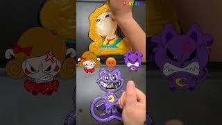 Poppy Playtime Chapter 3 : Miss Delight VS Catnap Pancake art challenge (Smiling Critters) #shorts