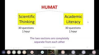 Why Choosing HU - HUMAT Test entry requirements