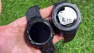 Personal test 1  เปรียบเทียบ Amazfit Trex vs Garmin instinct by ozzy sevenshop