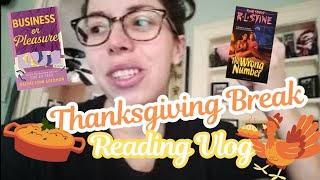 Vacation Reading Vlog....how many books can I read in a five day holiday break?