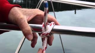 Tying a Clove Hitch with a Half Hitch | How to Tie