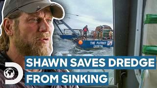 Shawn Pomrenke SAVES Dredge From Drifting Into Storm | Gold Divers