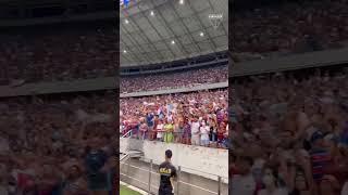 TORCIDA CANTANDO BATISMO TRICOLOR PARTIDA FORTALEZA 2 X 0 AVAI