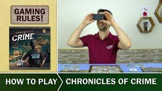 Chronicles of Crime  - Official How-to-Play video from Gaming Rules!