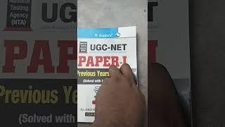 UGC-NET (Paper-1)previous years papers (R Gupta)#shorts#motivational #college #study #education