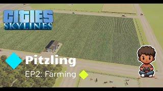 How to establish a LUCRATIVE farming ind. in Cities Skylines on Console EP2 | NoMods | PS5 PS4 XBox