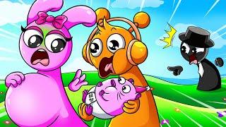 Incredibox Sprunki | Pinki Refuses Oren's baby | Cartoon Animation.