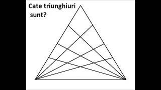 How many triangles there are? Solution, the exact number of triangles.