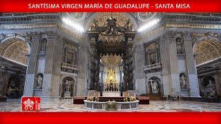 12 diciembre de 2024, Santísima Virgen María de Guadalupe, Santa Misa | Papa Francisco