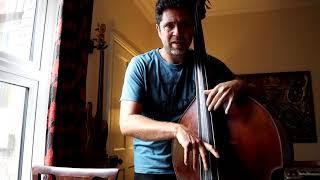 Upright bass solo on I'm Old Fashioned with Drum Genius (Paul Motion)