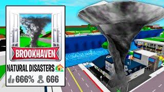 I Created Natural Disasters Brookhaven!