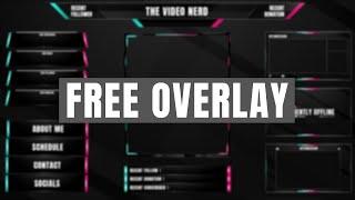 Complete OBS Studio Overlay Tutorial 2020 | Scenes & Sources (+ Free Overlay)