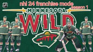 nhl 24 minnesota wild franchise mode game 57