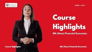 MA (Hons) Financial Economics-University of St Andrews,Scotland,UK #finance #economics #accounting