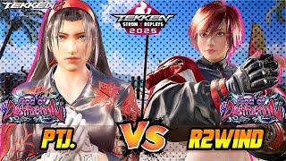 Tekken 8 – PTJ (JUN KAZAMA) vs R2WIND (ASUKA KAZAMA) – T8 SEASON 2 High Level Gameplay!