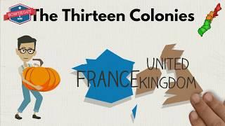 The American Thirteen Colonies - American History (#ushistory) in Social Studies Educational Videos