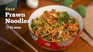 Easy Prawn Noodles | Prawn Recipes | Noodles Recipes | Cookd