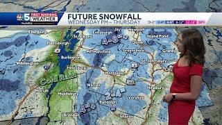 Video: Steady snow expected Wednesday afternoon into early Thursday (12-17-24)