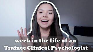 My First Week as a Trainee Clinical Psychologist || vlog