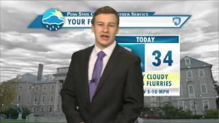 Campus Weather Service Thursday Morning Forecast 1/28