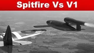 Spitfire vs V-1 Flying Bomb - World War 2 Stories