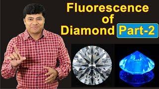 Identify Fluorescence of Diamond without using Ultra Violet light | DU-GEMOLOGY