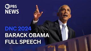 WATCH: Former President Barack Obama's full speech at 2024 Democratic National Convention