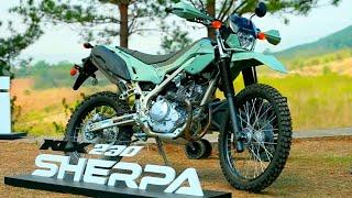 New 2025 Kawasaki KLX230 Sherpa (Medium Smoky Green) - The ULTIMATE  Adventure Bike!