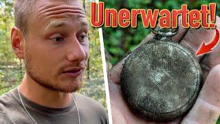 Überraschender Fund bei Schatzsuche im Wald!!  (Metalldetektor spürt verborgenes Silber auf)