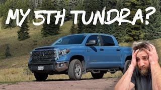 I just bought another Tundra! My 2019 Cavalry Blue Tundra Crewmax