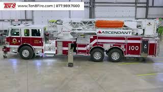 Ascendant® 100’ Heavy-Duty Aerial Tower by Pierce Fire Apparatus