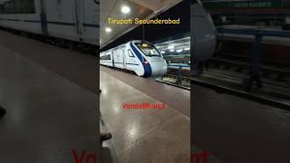 secunderabad Tirupati VandeBharat Express #techchaitu #secunderabad #train