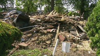 Toledo man says city has finally stepped in to clean the rubble of his home