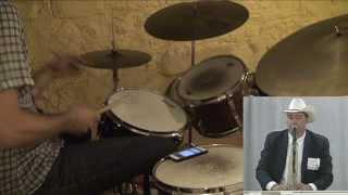 Dan Weiss's drum interpretation of auctioneer Ty Thompson