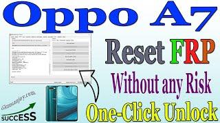 Oppo A7 Factory Reset FRP UNLOCK One-CLICK BY EME Tool #Gsmsanjoy