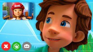 Tom uses VIDEO CALLING to see his Friends! | The Fixies | Animation for Kids