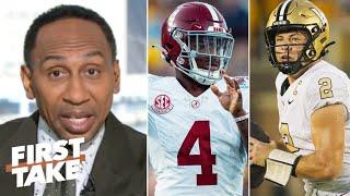 FIRST TAKE | "Jalen Milroe will continue to EXPLODE in Week 6" - Stephen A. on Alabama vs Vanderbilt