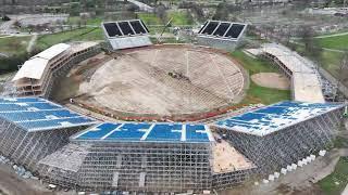 ICC Nassau County International Cricket Stadium Construction.